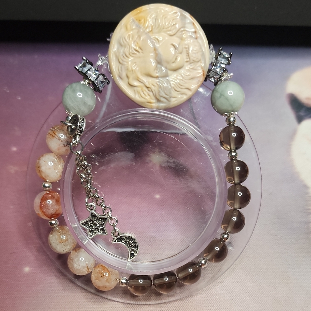 Elegant Lion Charm Bracelet